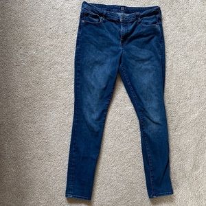 Gap 32 regular denim leggings